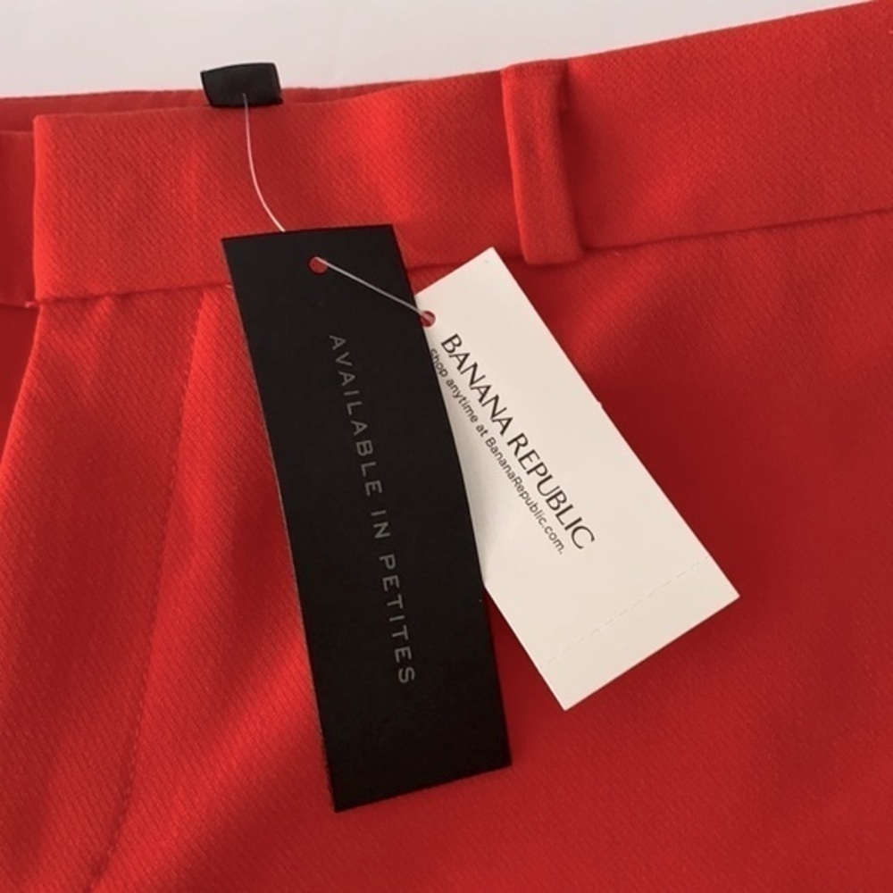 NWT Banana Republic 5” Classic Chino City Shorts – Burnt Orange – Size 4 - Picture 2 of 10